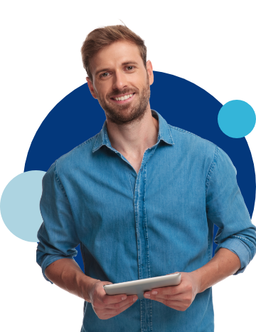 Conseil de l'innovation du Québec - Évènement - Homme tenant une tablette